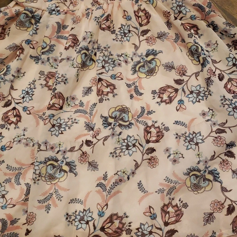 Knitworks Girls Pink, Purple, Teal  Sleeveless Lace Layered Sundress Size 10